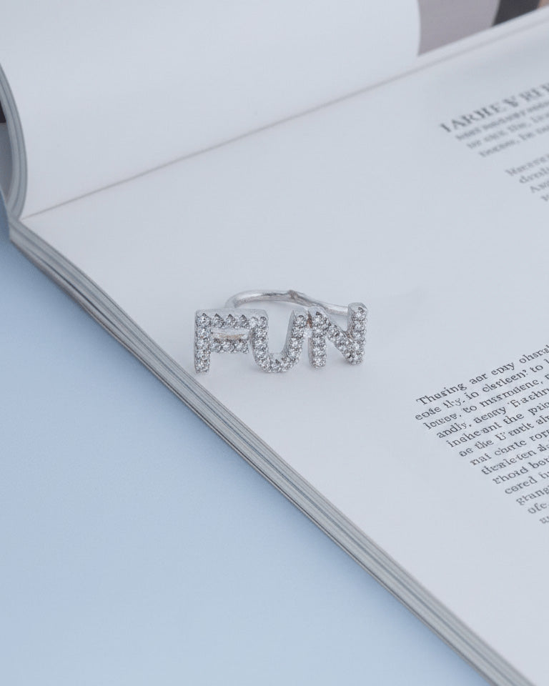 climber words earrings.