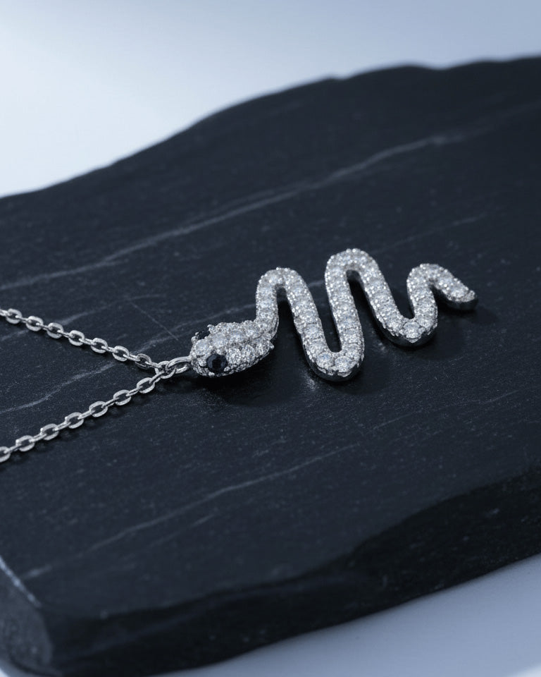 snake shape necklace.