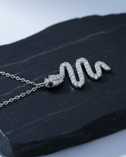 snake shape necklace.