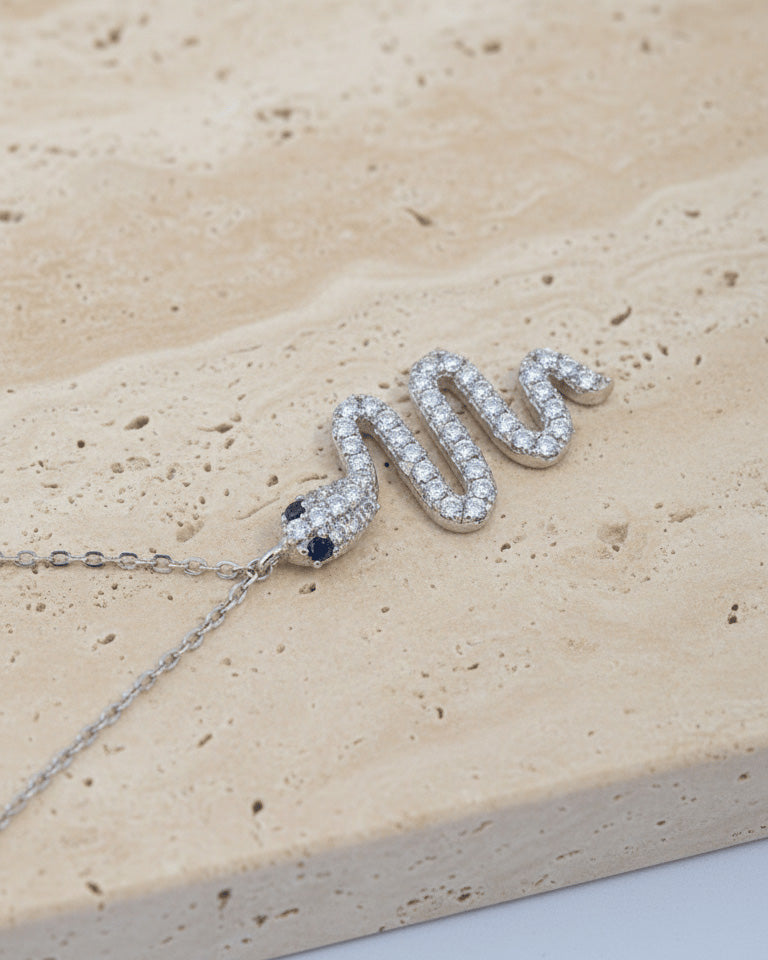 snake shape necklace.