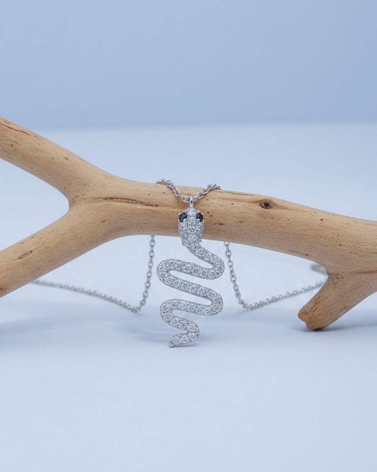 snake shape necklace.