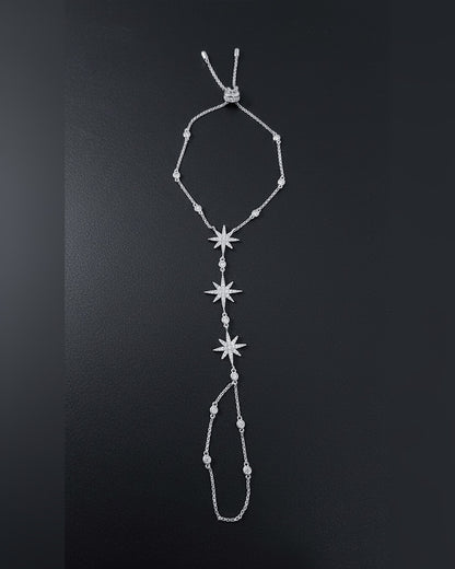 Stars and round stones in bezel setting handpiece.