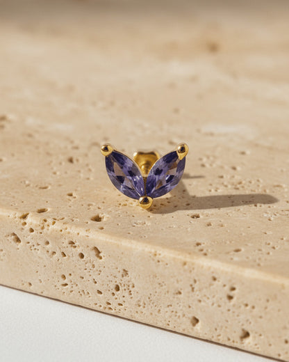two marquise shape stones fallback piercing.