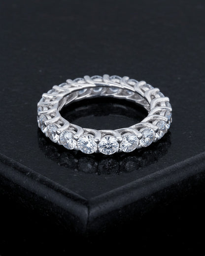 all round eternity round stones ring.