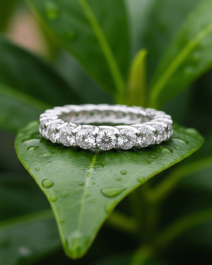 all round eternity round stones ring.