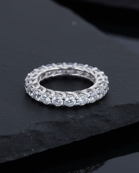 all round eternity round stones ring.