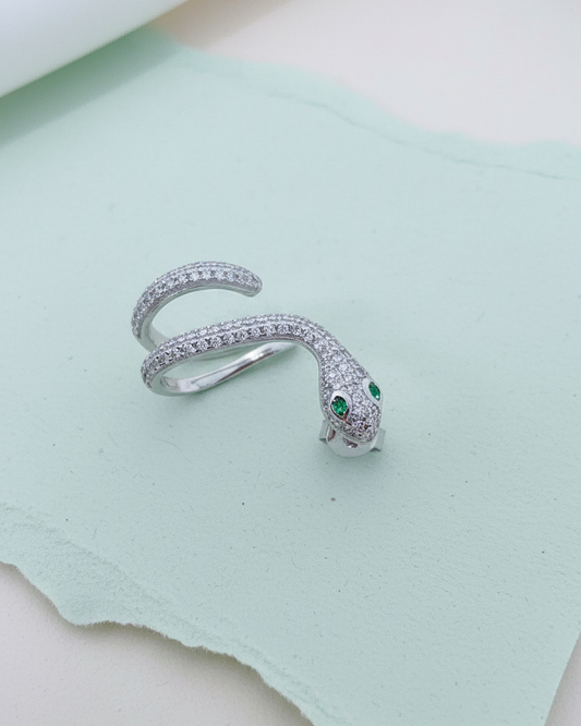 snake earring and ear-cuff.