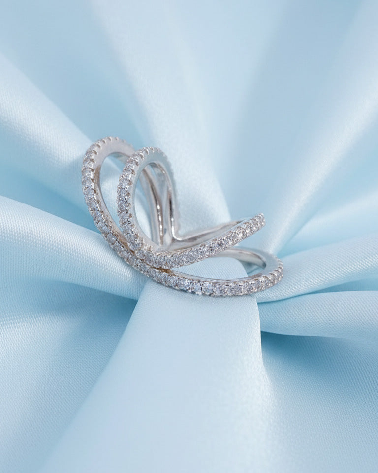 luxury double side earcuff