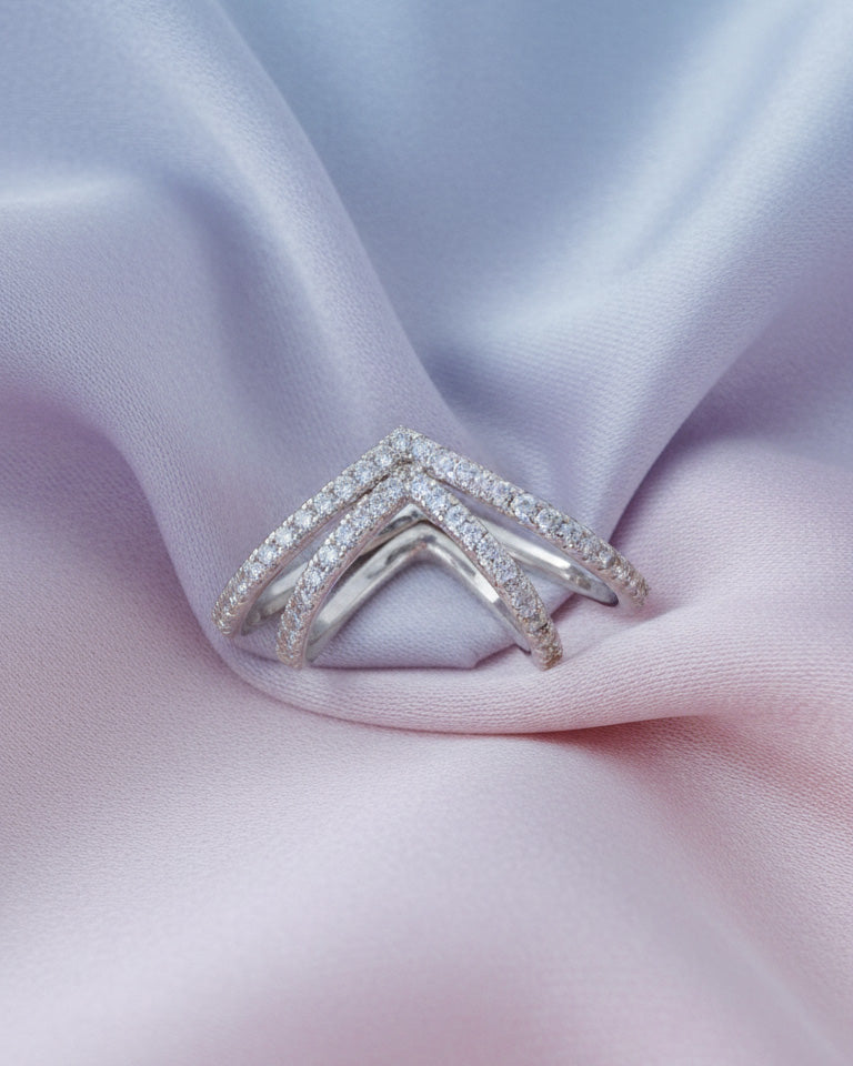 luxury double side earcuff