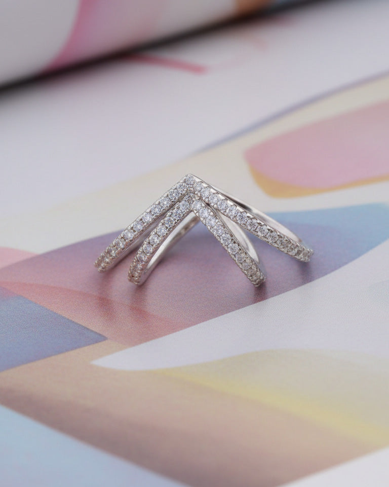 luxury double side earcuff