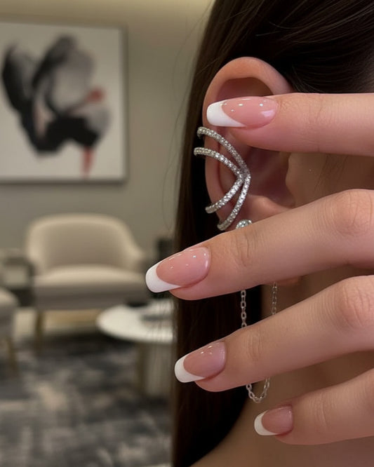 luxury double side earcuff