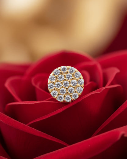 CZ disc shape fallback piercing.