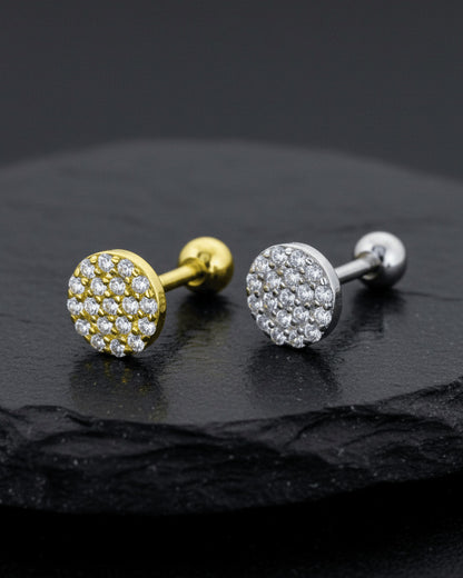 CZ disc shape fallback piercing.