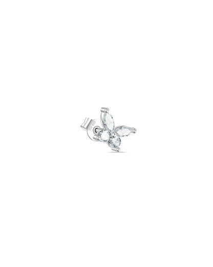 butterfly stud earrings.