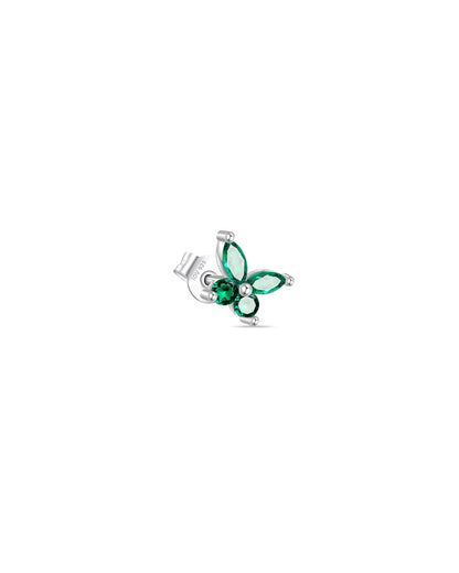 butterfly stud earrings.