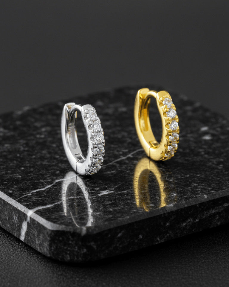 6mm huggie hoop earring.