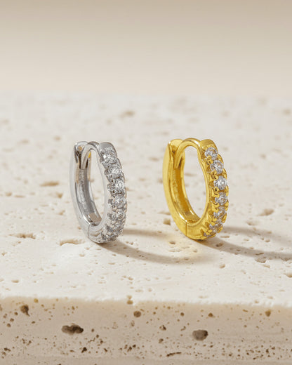 6mm huggie hoop earring.