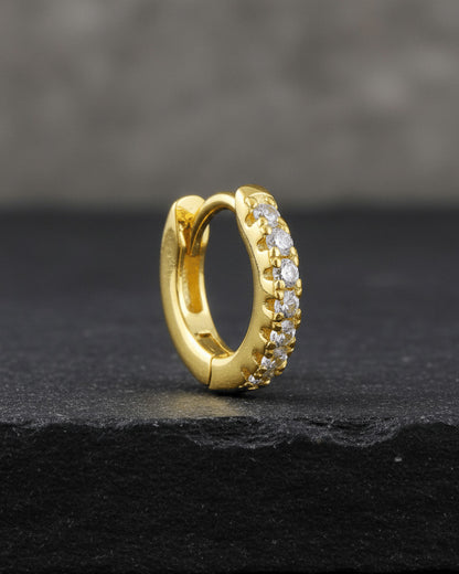 6mm huggie hoop earring.