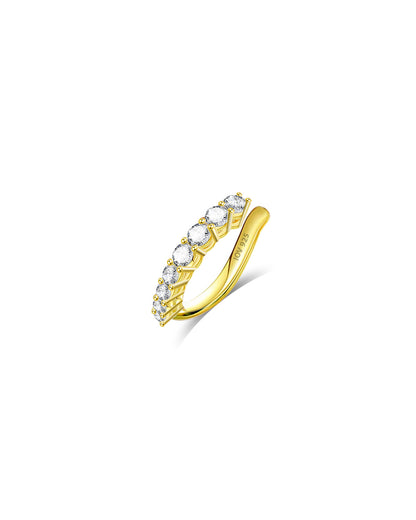 One line CZ earcuff.