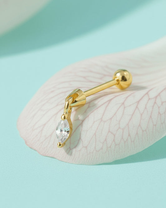 dangling marquise piercing.