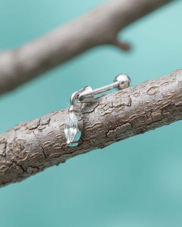 dangling marquise piercing.