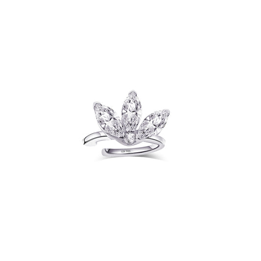 Three marquise stones earcuff.