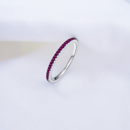all round green and fuchsia thin band.