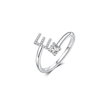 initial adjustable size open rings.