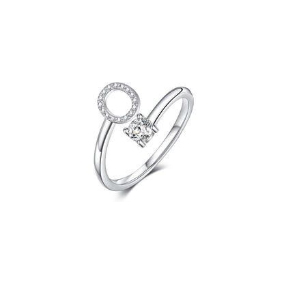 initial adjustable size open rings.
