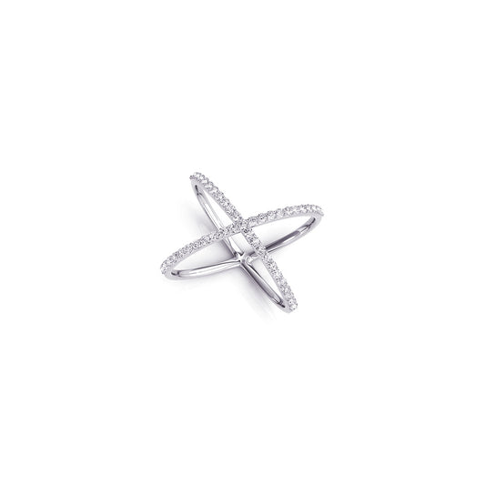 X shape ring.
