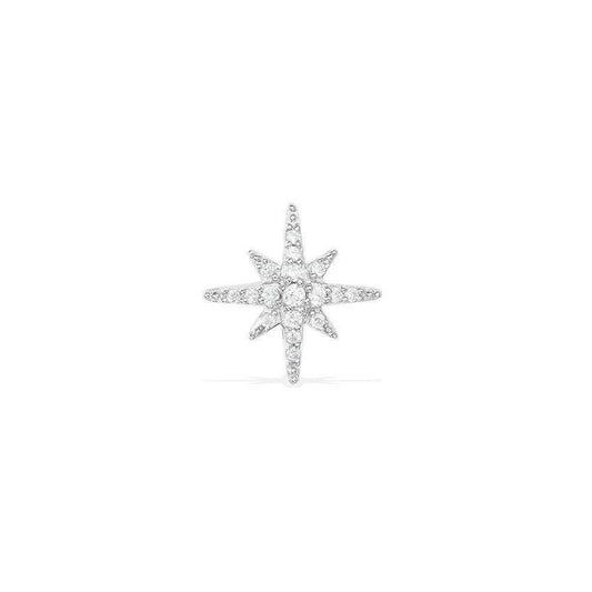 small star stud earring.