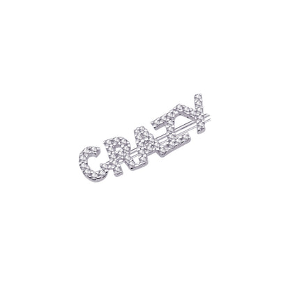 climber words earrings.