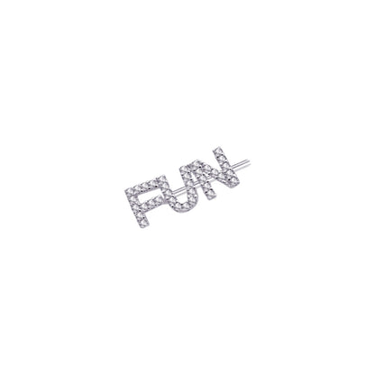 climber words earrings.